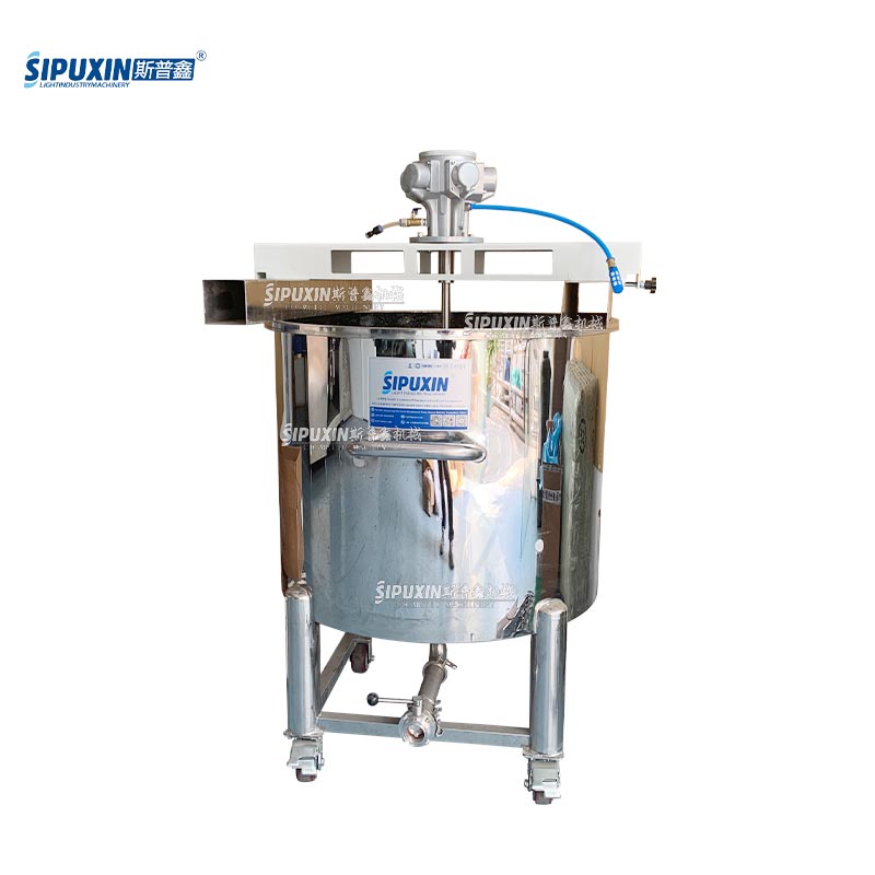 Mobile Pneumatic Dispersion Stirring Tank for Perfume - Suitable for Stirring and Storage